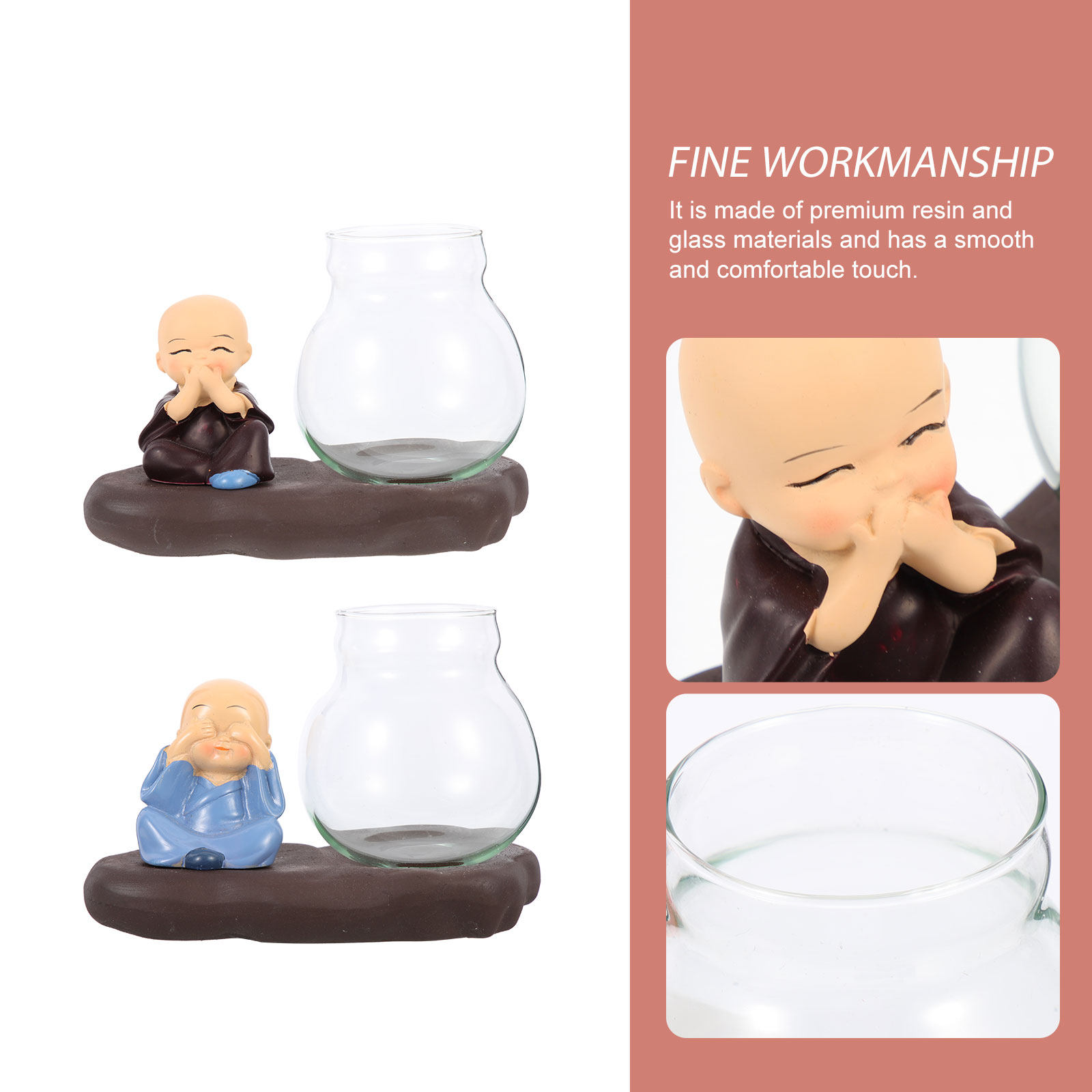 2個入り レジン製 花瓶 水耕栽培用 ガラスプランター 室内 - Propagation Station Vase のレビューと価格