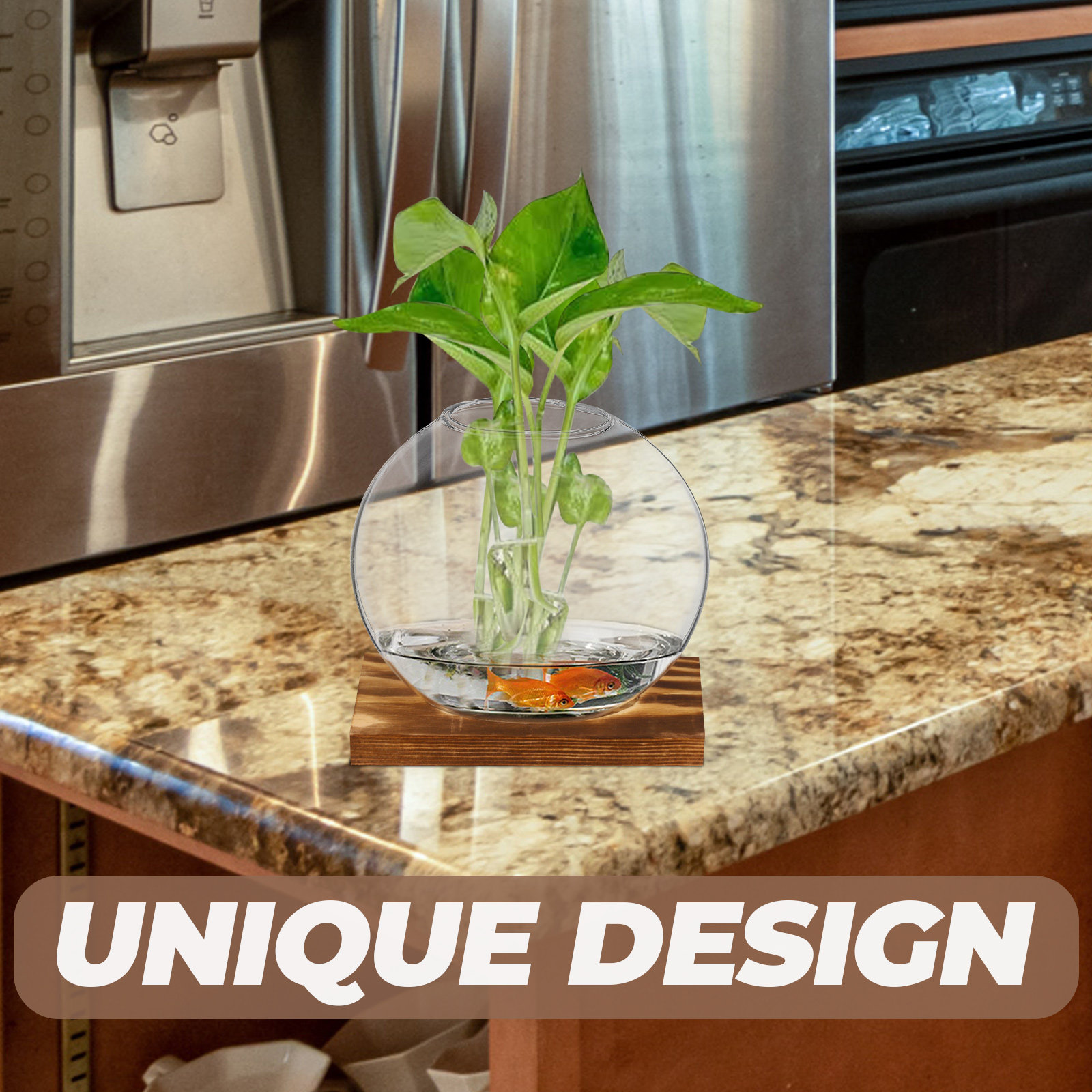 2個セットのガラス製小型花瓶。リビングや家のインテリア、透明 - Propagation Station Vase のレビューと価格